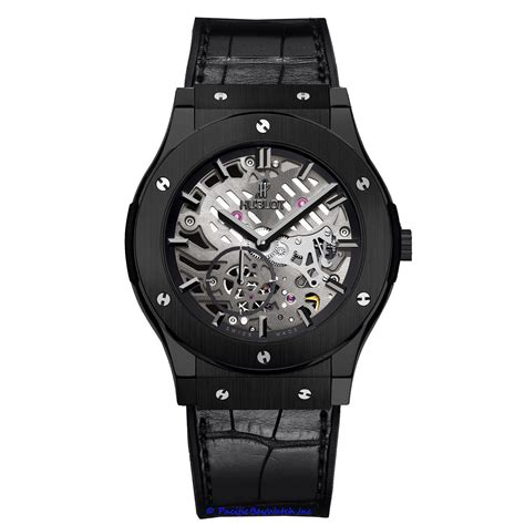 hublot classic fusion skeleton black|hublot classic fusion review.